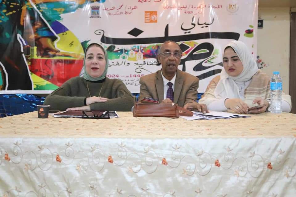 امسيات ليالي رمضان علي مسرح قصر الشاطبي باجمل صوت شعراء ومطربين اسكندرية