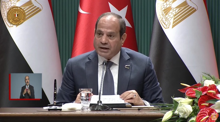 خلال مؤتمر صحفي مع نظيره التركي.. الرئيس السيسي: نحمل إليكم أطيب مشاعر الود في ظل الإرث التاريخي الذي يجمعنا